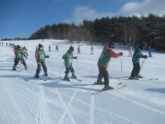 写真　スキー教室