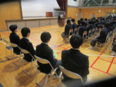 写真　卒業生に話を聞く会