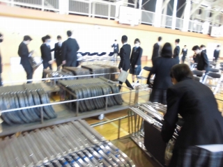 入学式準備