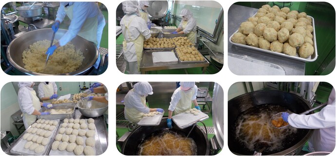 コロッケ調理写真