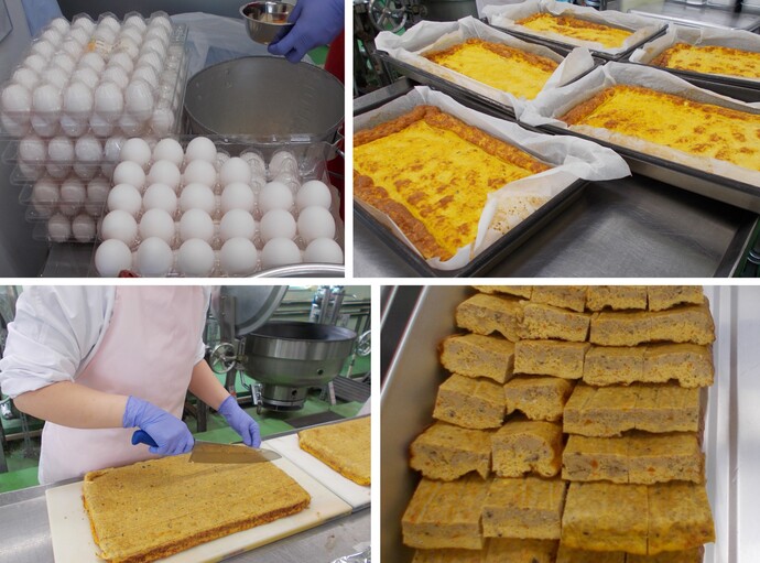高野豆腐の卵焼き調理写真
