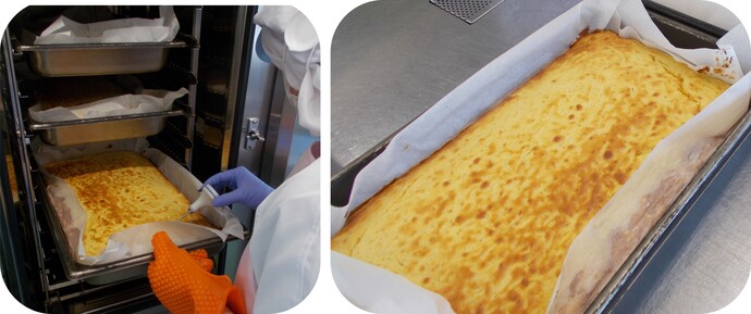 アップルケーキ調理写真