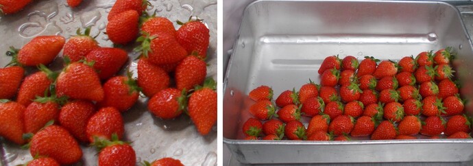 デザートのいちご