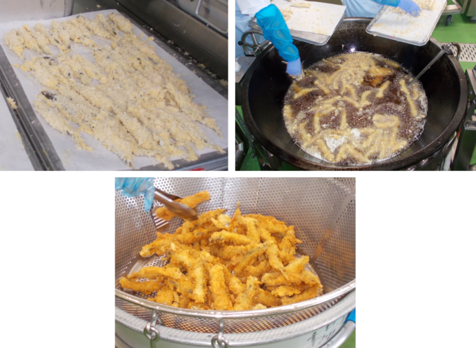 ししゃものフライ調理写真