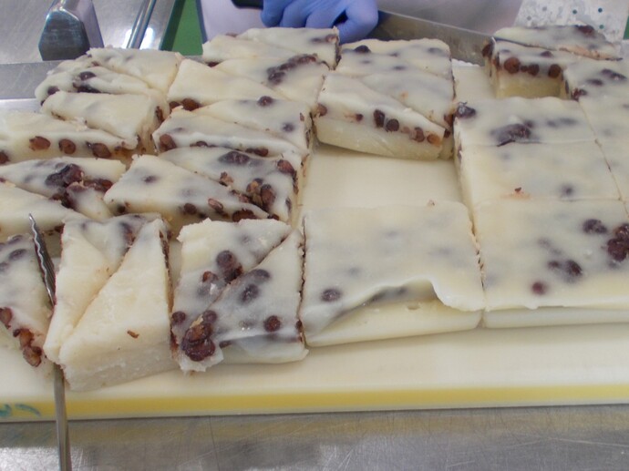 デザートの水無月写真