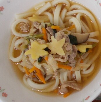 肉野菜うどんの写真