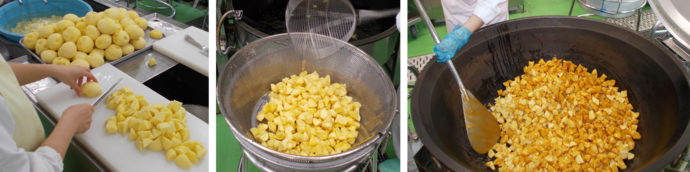 みそポテト調理写真