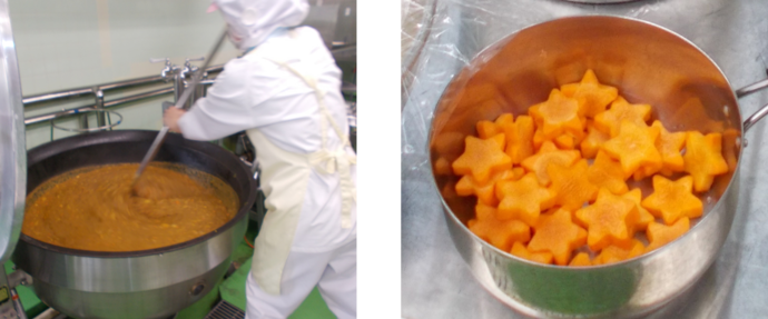 チキンカレー調理写真