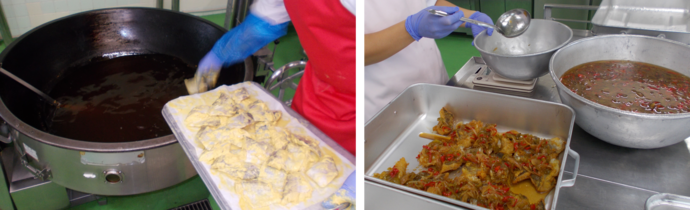 タラのカレーマリネ調理写真