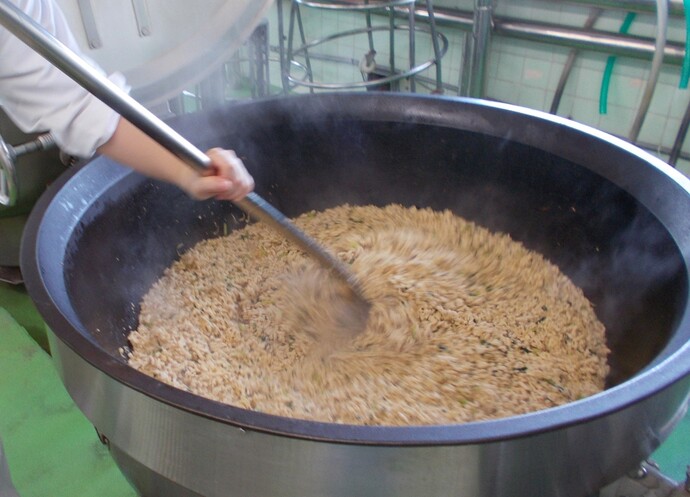 そぼろ丼調理写真