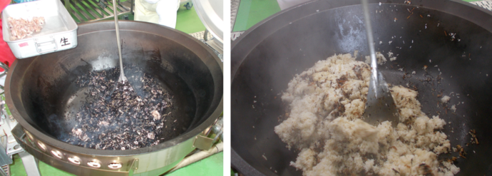 ひじきご飯調理写真