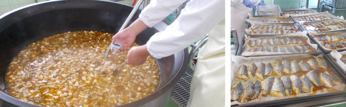さわらの香味焼き調理写真