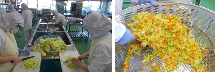 カリカリ油揚げサラダの調理写真