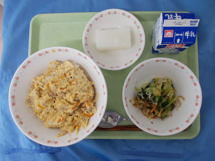 6月6日給食の写真