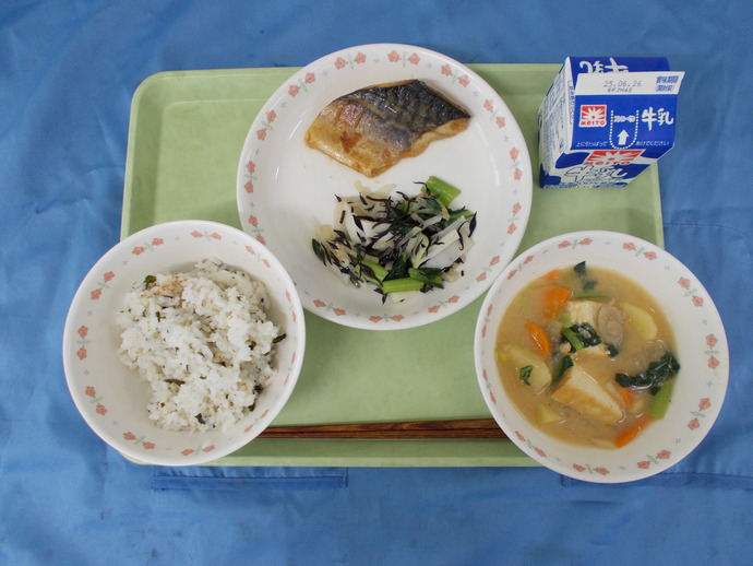 6月19日給食の写真