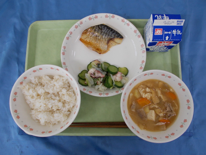 7月1日給食の写真