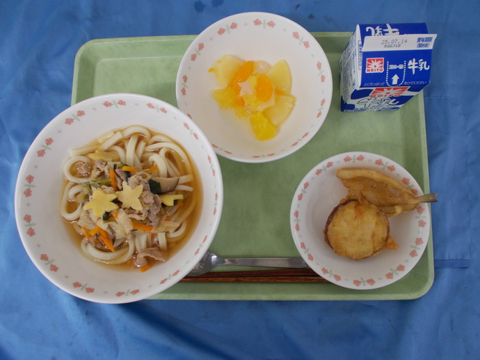 7月7日給食の写真
