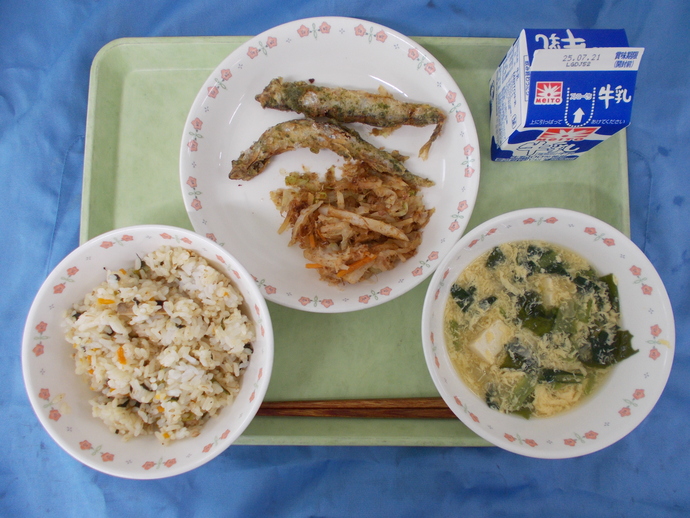 7月14日給食の写真