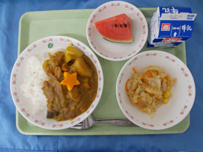 7月17日給食の写真