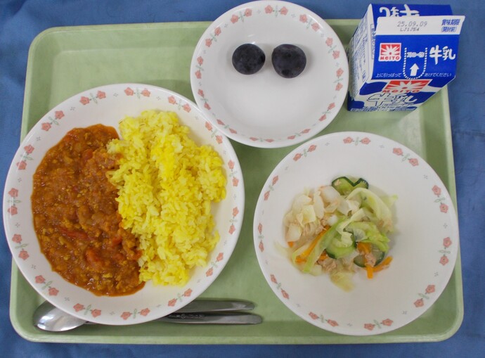 9月2日給食の写真