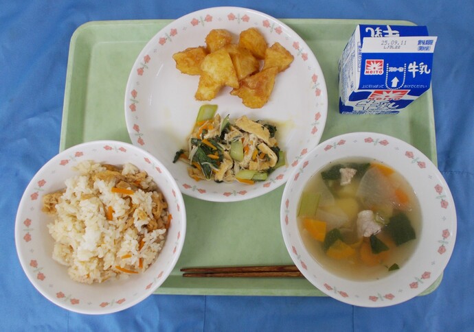 9月4日給食写真