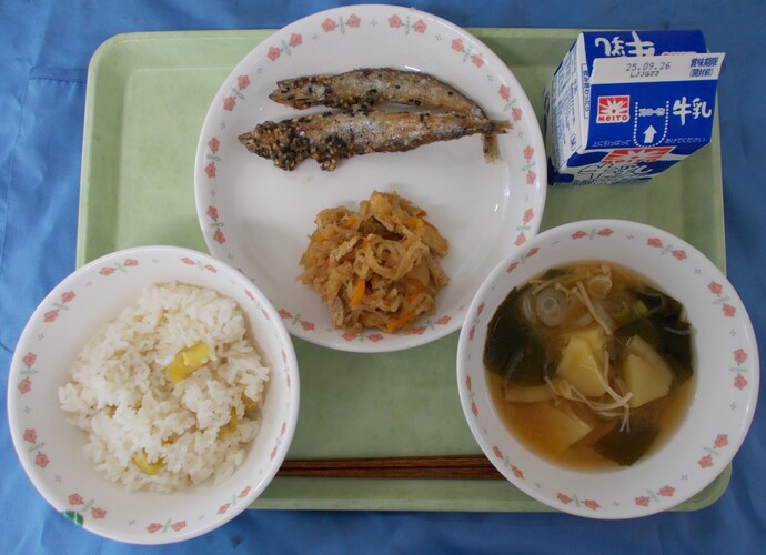 9月19日の給食写真