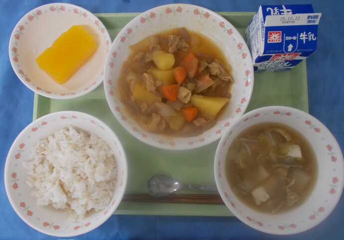 10月15日給食の写真