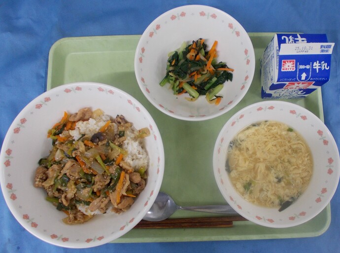 10月27日給食の写真