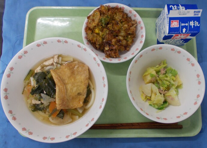 11月25日の給食写真