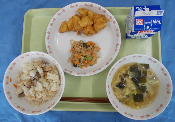 12月2日給食の写真