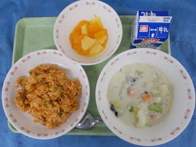 12月11日給食の写真