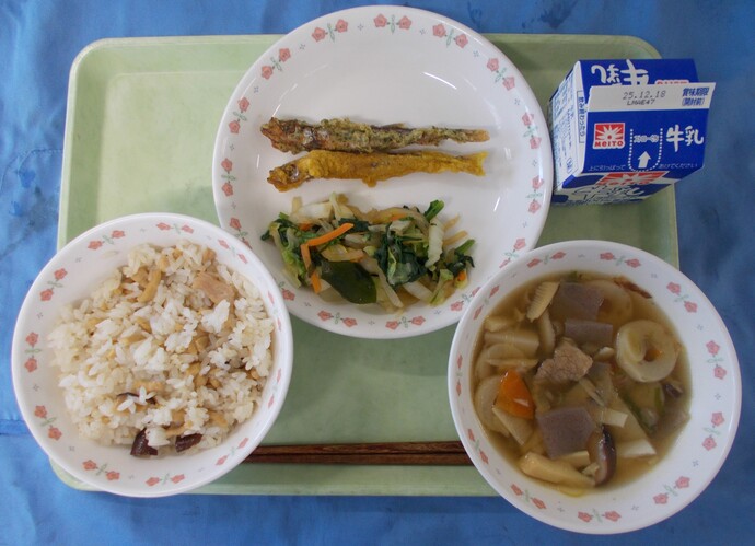 12月12日給食の写真