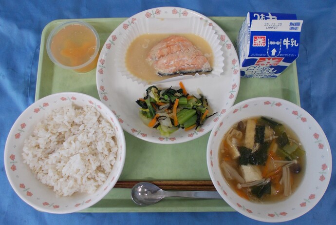 12月19日給食の写真
