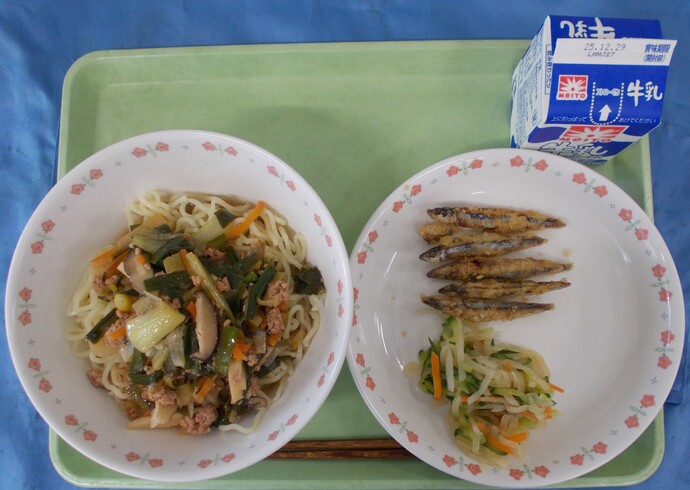 12月23日給食の写真