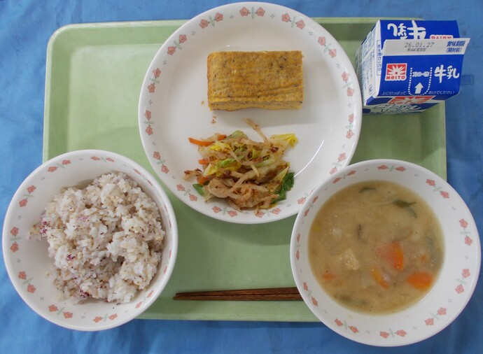 1月20日給食の写真