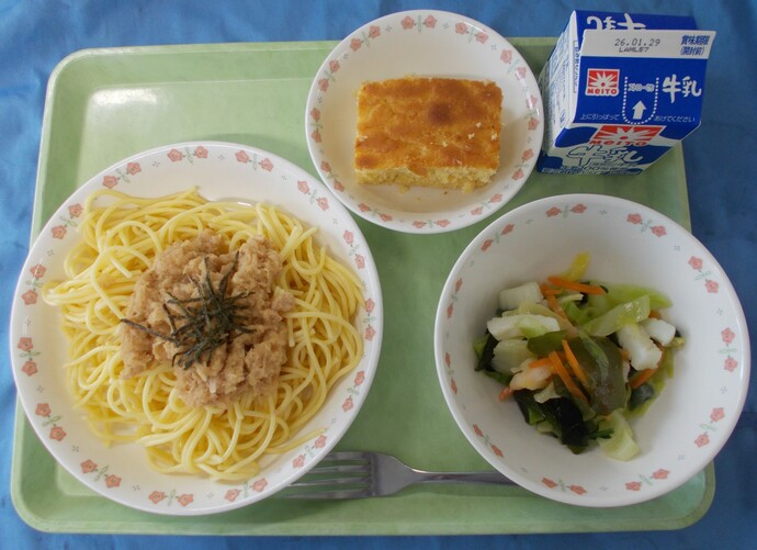 1月22日給食の写真