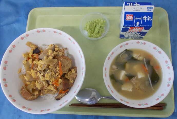 3月11日給食の写真