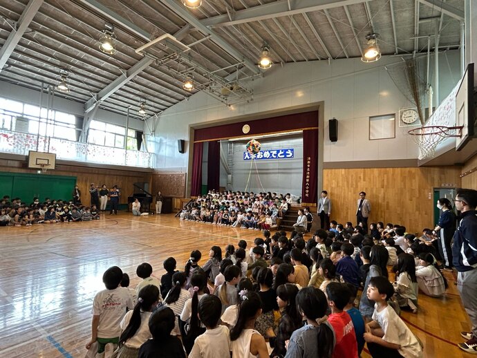 1年生を迎える会その1