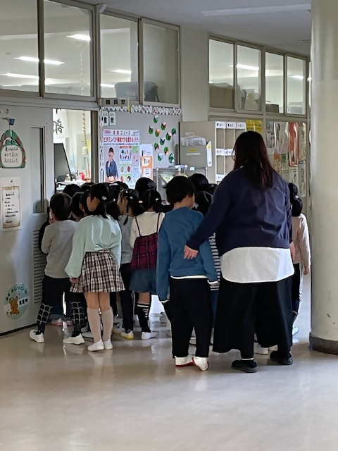 1年生　校内めぐり