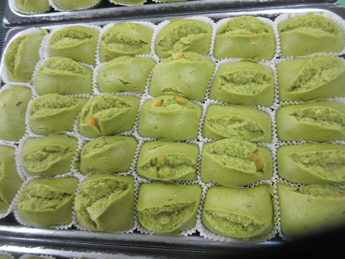 栗抹茶蒸しパン