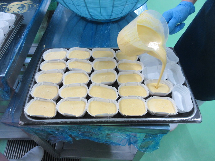 かぼちゃのチーズケーキ（焼く前）