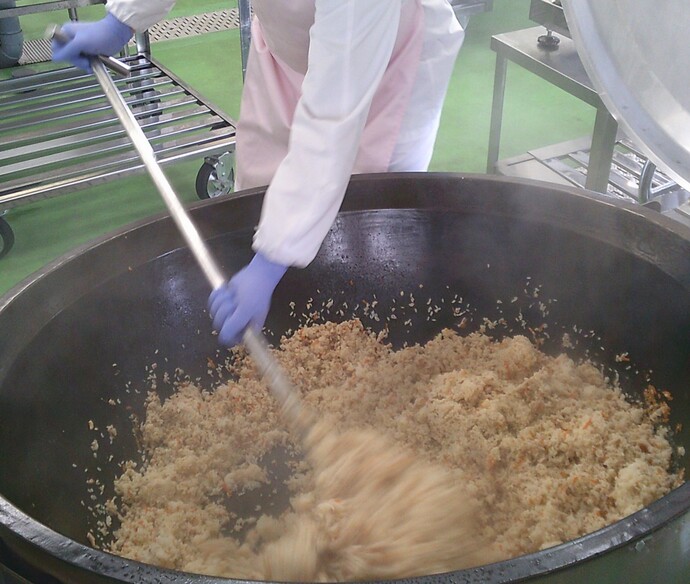 そぼろごはんの調理写真