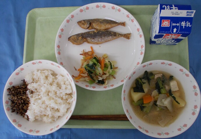 6月4日給食の写真