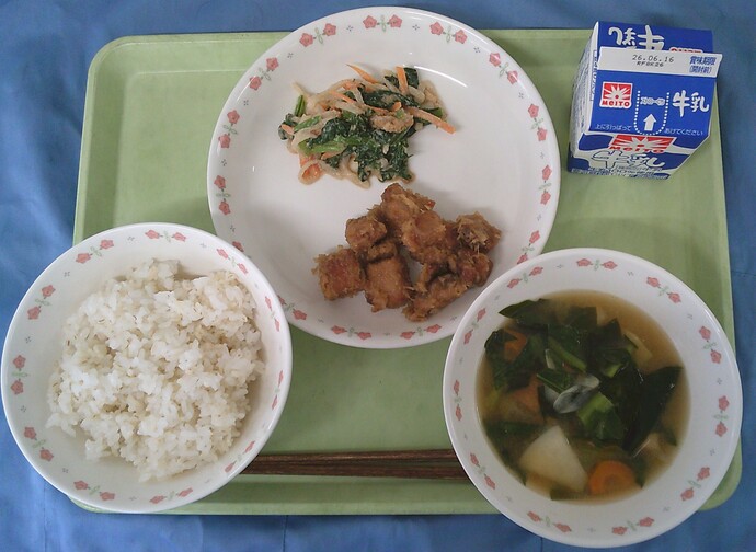 6月9日給食の写真